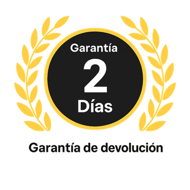 Sello: garantía de devolución de 2 días